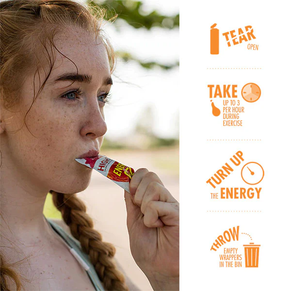 HIGH5 - Energy Gel Electrolyte Box (20x60ml) - Goût au choix - Image 4