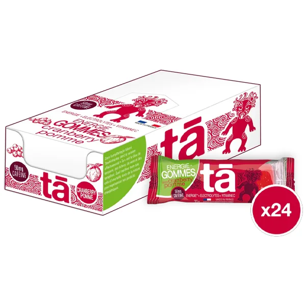 Ta Energy - Gommes Énergétiques Box (24x30g) - Goût au Choix - Image 4